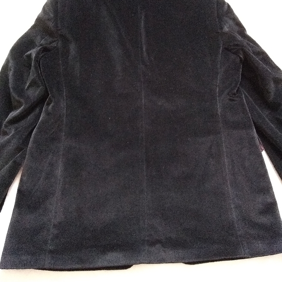 Ralph Ralph Lauren black velvet dinner jacket blazer two button - Picture 6 of 10